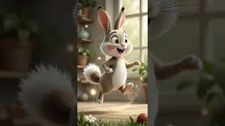 Little Bunny Hops All Day | Cute Nursery Rhyme for Kids | Fun Learning Song, #NurseryRhyme #KidsSong