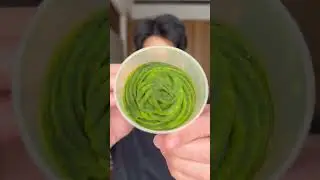 Uji Matcha Mont Blanc Cake in a Cup at the Convenience Store in Japan