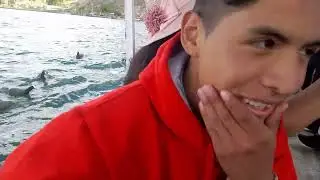 Navegando en la laguna de Paca-Jauja