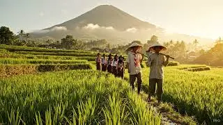 Rural Indonesian Morning Scene Generation