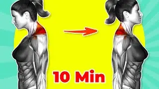 ➜ How To Tighten Neck & Jawline ➜ 10-Min Anti-Aging Workout 👑