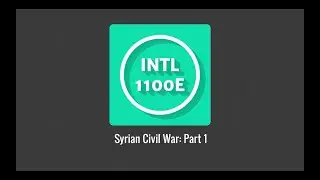 Syrian Civil War: Part 1 | UGA International Affairs