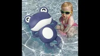 Baby Bath Toys Swimming Frog Playing with Water Toys Beach Toys