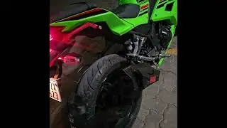 My kawasaki Ninja .. with new R9 exhaust .. with db killer ..