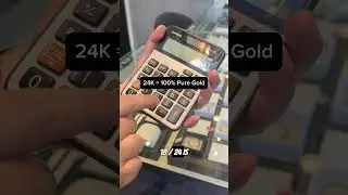 Do you know how to calculate pure gold percentage of 18K and 14K gold? #gold