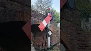 semaphore signal going down with a thud