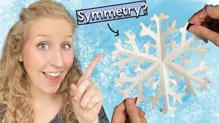Lines of Symmetry- Paper Snowflake Craft- Easy Paper Snowflakes!