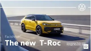 First Look: 2026 VW T-Roc - Canary Yellow Driving Scene 