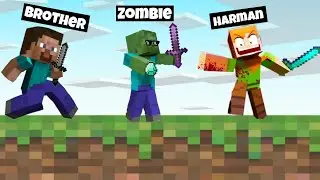 Zombie kill to drop Diamonds,iron,gold |Minecraft | Harman Gameplay