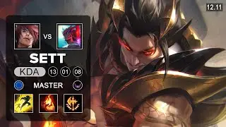 Sett vs Yone Top - EUNE Master - Patch 12.11 Season 12
