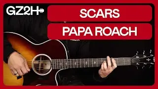Scars (Acoustic) Guitar Tutorial Papa Roach Guitar Lesson |Standard Tuning + TAB|