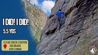 I Did! I Did! - 5.5 Sport climb in Clear Creek Canyon