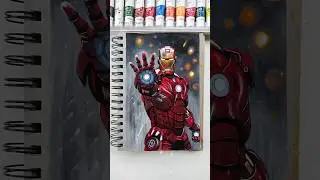 Iron man drawing. #shorts