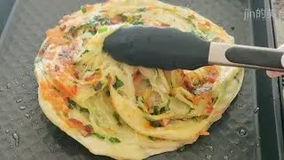中西结合做烙饼太香了😋2种方法一看就会|No oven! No yeast! Best flatbread I have ever eaten