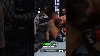 Khabib's Secret Grappling Technique  Hands & Legs Combined! 1 #ufc #mma  #islammakhachev  #shorts