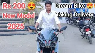 Taking Delivery of My 2025 New Pulsar  Rs200 UG | Aaj se motovlog shuru karte hain ✌🏻😍