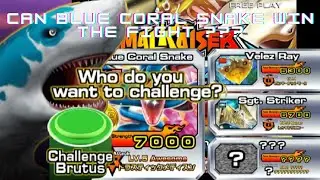 Play Animal Kaiser Evolution 6 II Normal Mode II Blue Coral Snake II Can Win the Fight ??