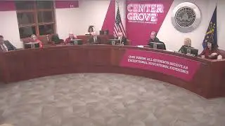 Center Grove Schools Board Meeting - January 2026