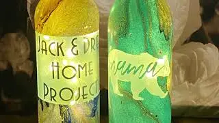 SATISFYING Hydro dipped Wine Bottles