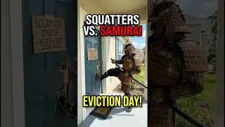 I hired a crazy man with a samurai sword to evict squatters from my house because the police refused