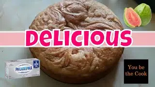 Guava and Cheese Swirl Cake