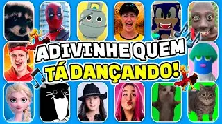 ADIVINHE QUEM TÁ DANÇANDO! 💃🎵 Sonic, Spinning Cat OIIA, Enaldinho, Ó U Gás, Deadpool, Emilly Vick