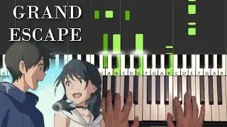 Weathering With You - Grand Escape (Piano Tutorial Lesson)