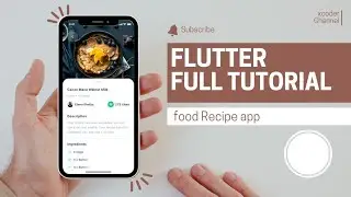 Flutter Food Recipe App Tutorial | Full UI Design | Flutter Tutorial for Beginners