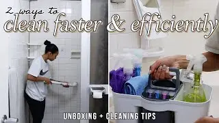 How I Clean Faster & Efficiently | Unboxing NEW Amazon Cleaning Tool | 15 Minute Cleaning Routine
