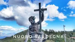 Il Redentore di Nuoro il  guardiano eterno del Monte Ortobene Sardegna 4k