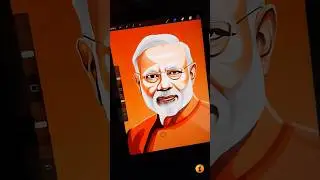 PM Narendra Modi | Digital drawing on ipad #narendramodi#digitalart#indianpm#art#viralart#shorts