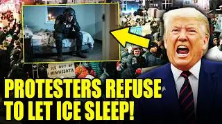 BRILLIANT: Protestors STORM ICE's hotels so they can't sleep