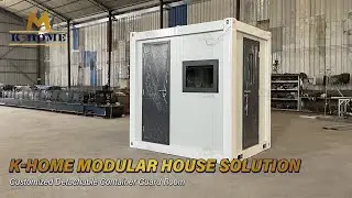 Customized Detachable Container Security Guard Cabin & Modular Kiosk | K-HOME Modular House Solution