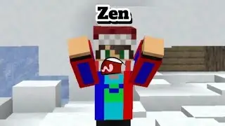 МОЙ ДОМ ЗАСЫПАЛО СНЕГОМ ПОКА Я СПАЛ В МАЙНКРАФТ | Zen Minicraft 
