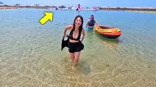 ガチで夏がきたので、海上アスレチックで海を感じてきた。
