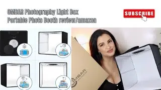 OMBAR Photography Light Box Portable Photo Booth review amazon
