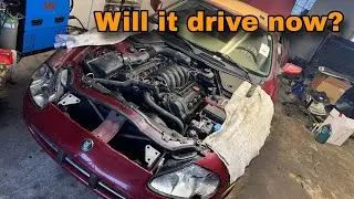 С новым двигателем, будет ли Jaguar XK8, выставленный на аукцион, работать и ездить?