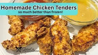 Chicken Tenders  - Never buy frozen again! #tenders #chicken #gameday #chickenfingers 