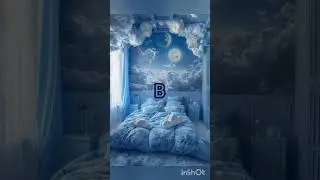 choose your blue beds #according to your name first letter #blue #bedroom# exit