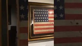 34 Stars, Wool & Cotton Blend, Probably a Union Army Camp Colors