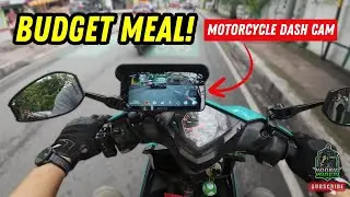 BUDGET MEAL na Motorcycle Dash Cam | PROTECTION for Riders