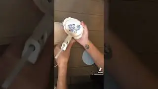 How to Finish the Back of an Embroidery Hoop: Hot Glue Method