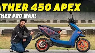 Ather 450 Apex Electric Scooter | Performance EV Review | Range & Features | Roman Hindi