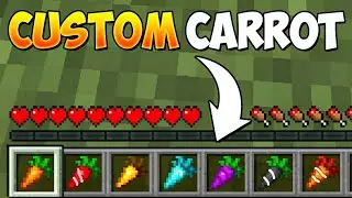 Minecraft But There are CUSTOM CARROTS