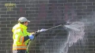 Quick & Simple Graffiti Removal: Paint Off Brick