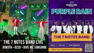 The 7 NOTES BAND at International Purple Fest 2025. #india #goa #dance #singer #music 