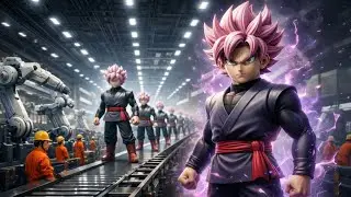 Inside a Mega Goku Black Toy Factory – How Anime Figures Are Mass Produced
