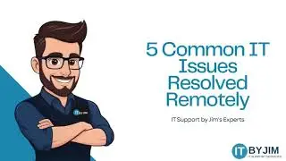Solving PC Issues Remotely (Slow PC, Virus Removal, Data Backup) | ITbyJim