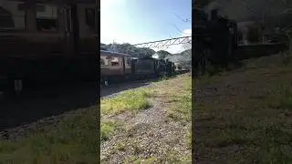 Steam train in Japan . #japanrailway  #japaneserailway #japantrains #steamengine #streamtrain