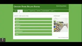 Grocery Store Billing System | PHP and MySQL Project Source Code | PHP MySQL CRUD Project